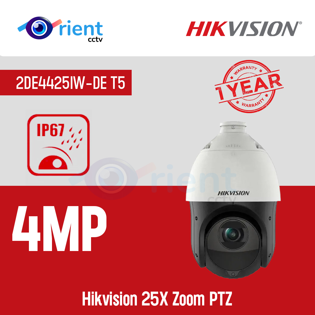 HIK VISION 2DE4425IW-DE T5 4MP 25X Zoom PTZ - Image 1
