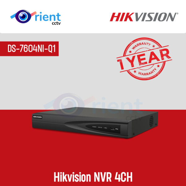 HIKVISION 7604ni Q1 NVR 4CH