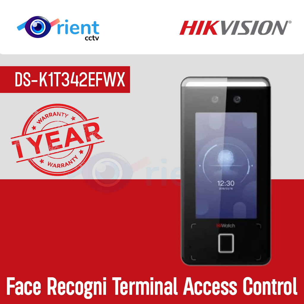 Hikvision DS-K1T342EFWX-Face Recogni Terminal Access Control Hikvision DS-K1T342EFWX-Face Recogni Terminal Access Control - Image 1