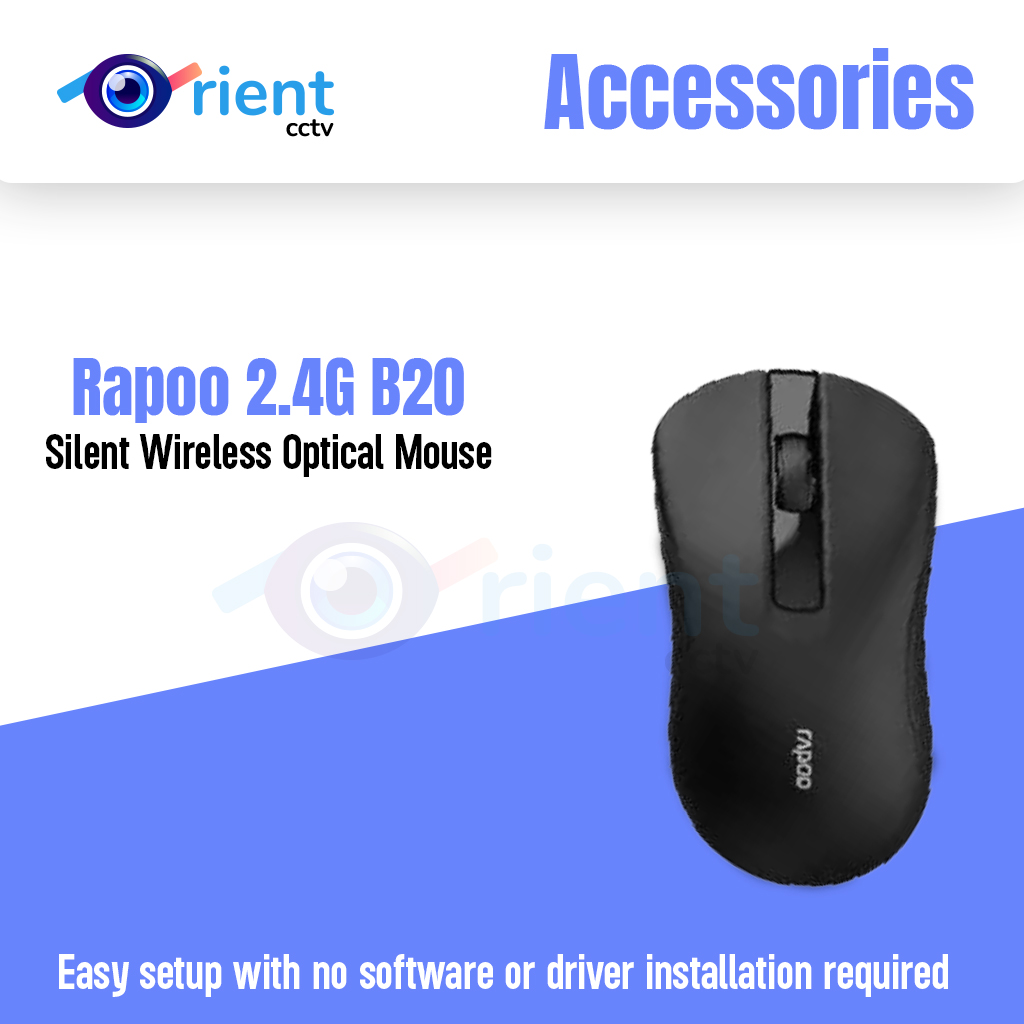 Rapoo 2.4G B20 Silent Wireless Optical Mouse