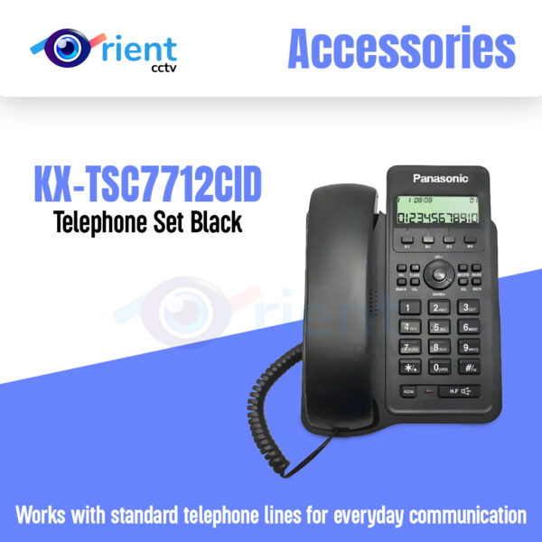 Telephone Set KX-TSC7712CID Black