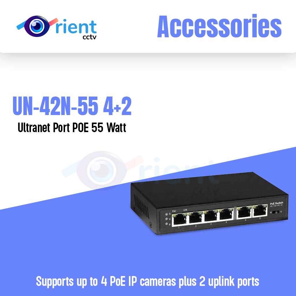 Ultranet UN-42N-55 4+2 Port POE 55 Watt