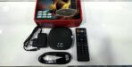 Foxsat X70i Android TV Box - box and remote