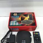 Foxsat X70i Android TV Box - complete kit with adapter, HDMI cable and remote