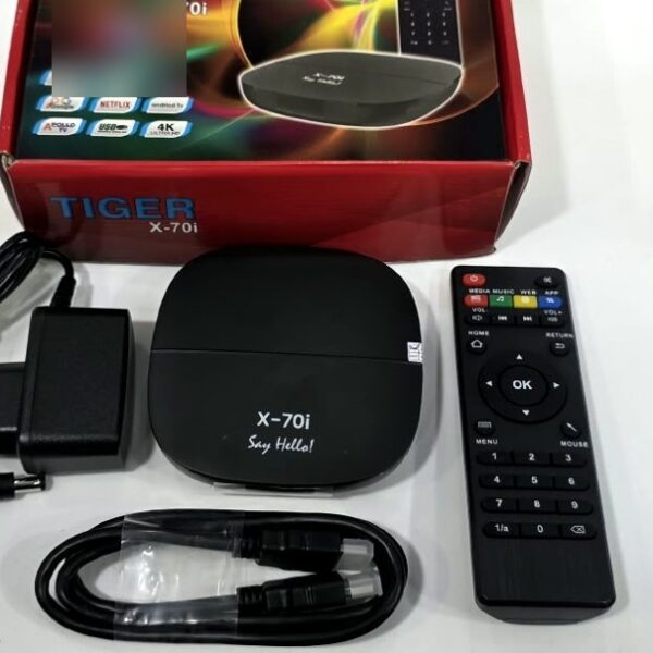 Foxsat X70i Android TV Box 4K | Honest Real 1GB RAM + 8GB Storage (Software Shows 4GB/64GB) | YouTube, Netflix, Google Play | Watch CCTV on TV