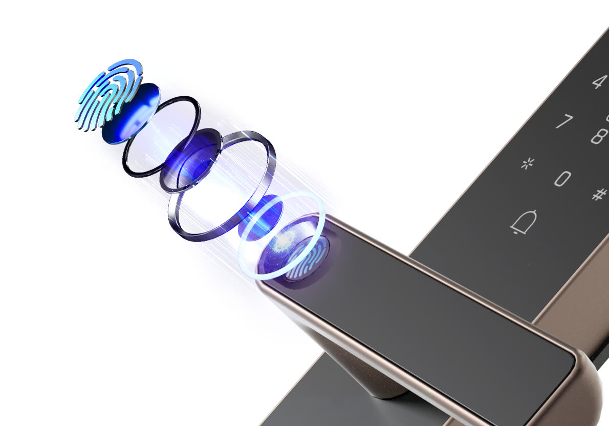 Fingerprint sensor technology of the K1S lock