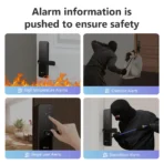 IMOU Networked Digital WIFI K1S-G-W-EN Electronic Biometric Fingerprint Door Lock Ultra-Low Power Smart Home Security Protection Bluetooth Key - Image 4