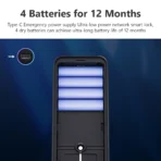IMOU Networked Digital WIFI K1S-G-W-EN Electronic Biometric Fingerprint Door Lock Ultra-Low Power Smart Home Security Protection Bluetooth Key - Image 5