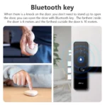 IMOU Networked Digital WIFI K1S-G-W-EN Electronic Biometric Fingerprint Door Lock Ultra-Low Power Smart Home Security Protection Bluetooth Key - Image 3