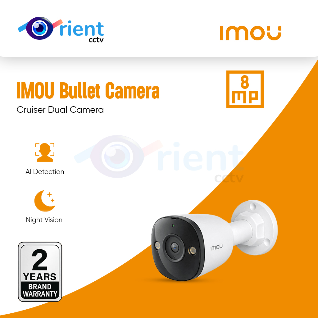 IMOU PS3EP-8Q0 8MP PoE Bullet Camera – Ultra HD 4K Clarity with AI Detection