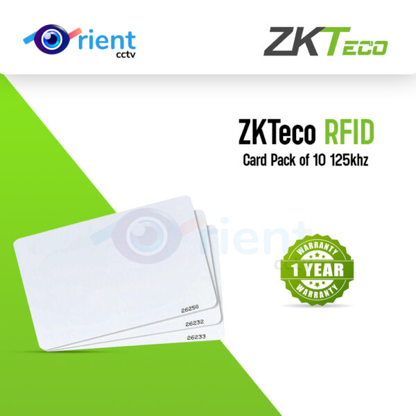 ZKTeco RFID card pack of 10 125khz FOR Time Attendance Terminals & Access Control