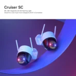 Imou Cruiser SC 8MP 4K Occutdoor Security Wifi IP Camera POE Connection AOR Mode Red-Blue warning lights Algo Play Surveilliance - Image 2