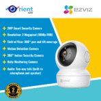 EZVIZ H6C 2MP WiFi Indoor Baby Monitor Camera with 360° Coverage Two-Way Audio - Image 2