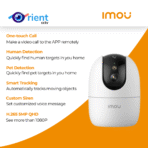 IMOU Ranger 2 Pro 5MP Smart Indoor WiFi 3K HD Color Night Vision Camera with 360° View - Image 2