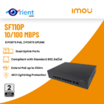 IMOU SF110P 10 Port 65W PoE 8+2 Uplink Switch with Long Range 250m Support