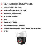 Dahua SD2A500NB-GNY-A-PV 5MP IP PT Camera with Two-Way Talk & Color Night Vision - Image 2