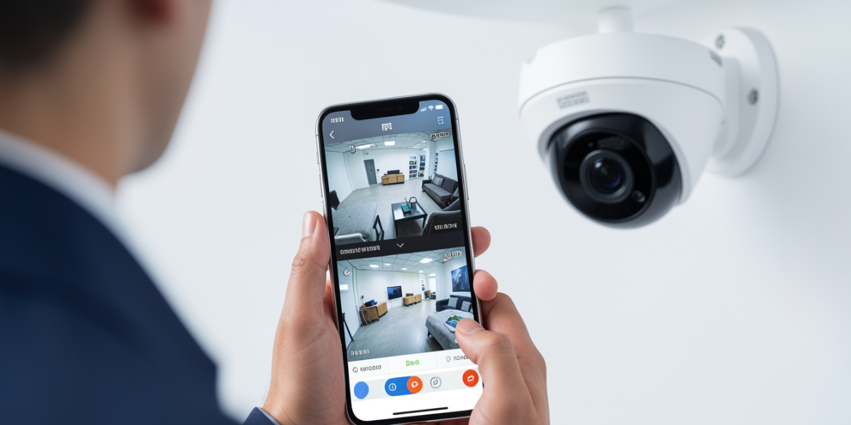 CCTV footage on Mobile
