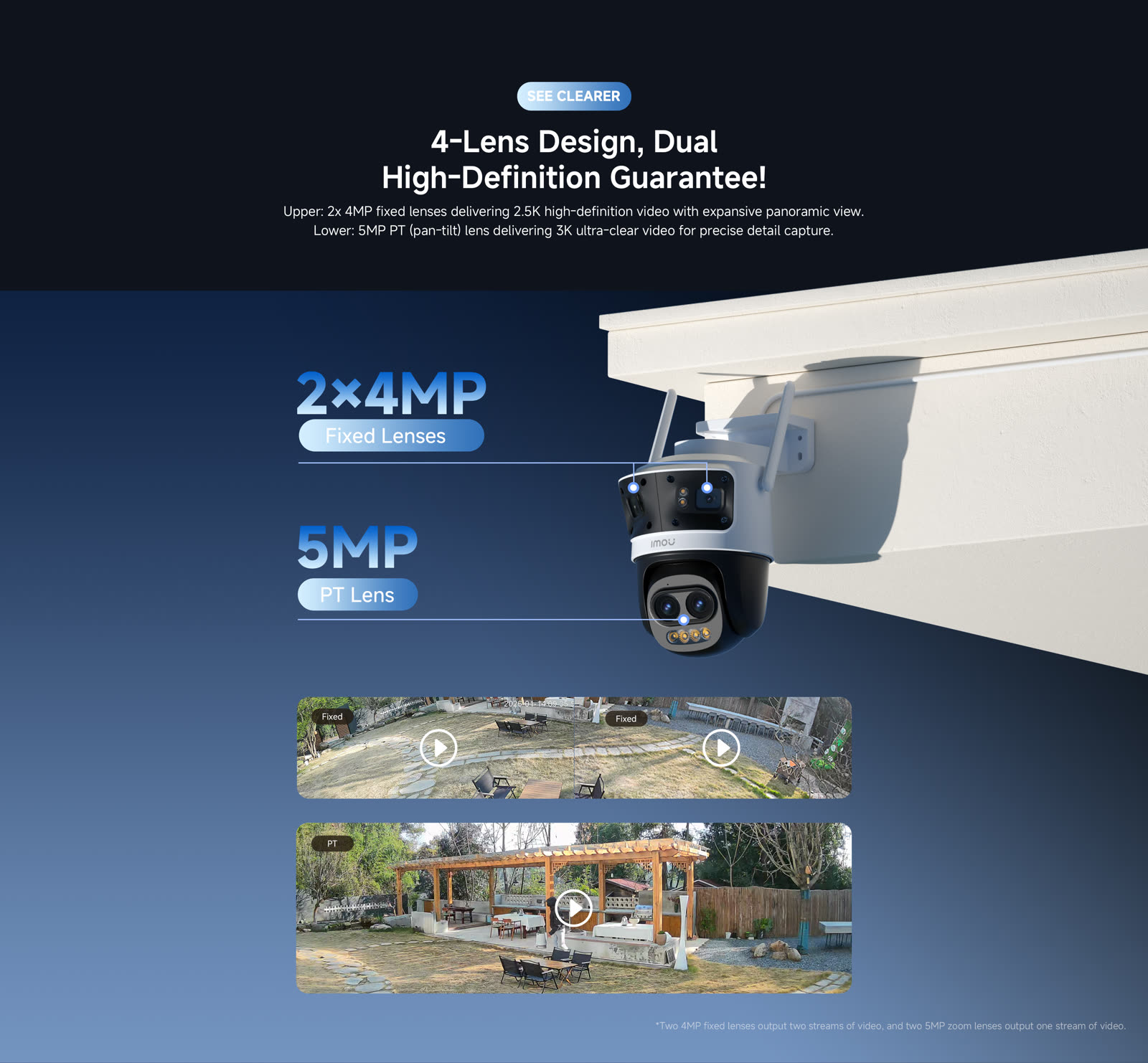 IMOU Cruiser Pano Z 13MP Outdoor PTZ Security Camera, 12x Mixed Zoom Panoramic Surveillance feature 4