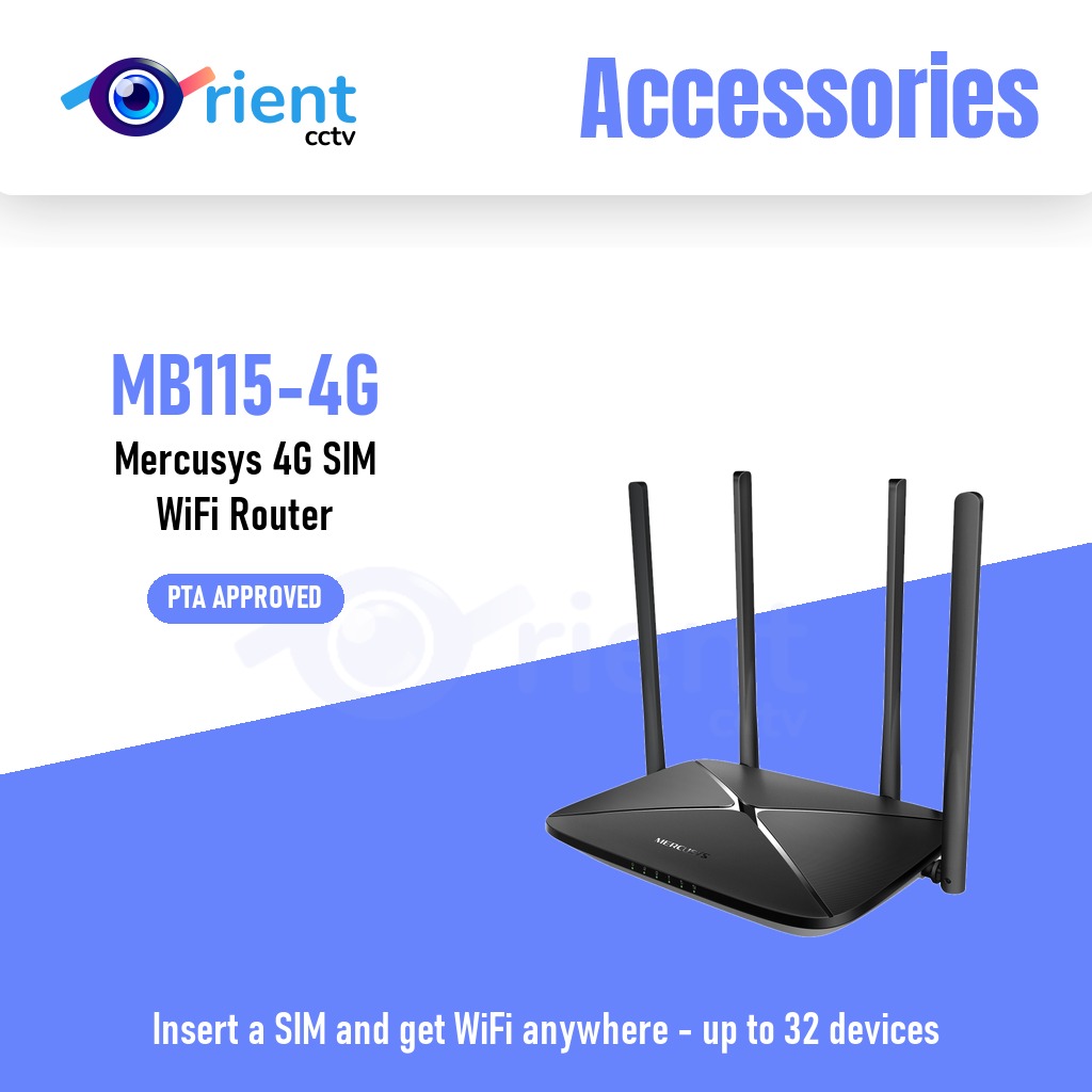 Mercusys MB115-4G 4G SIM WiFi Router