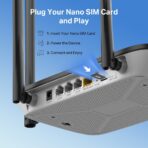 Mercusys MB115-4G plug in nano SIM card