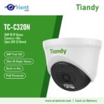 Tiandy TC-C320N I3/E 2MP IP Dome Camera with Mic | 2.8mm, 30m IR Night Vision, PoE, H.265