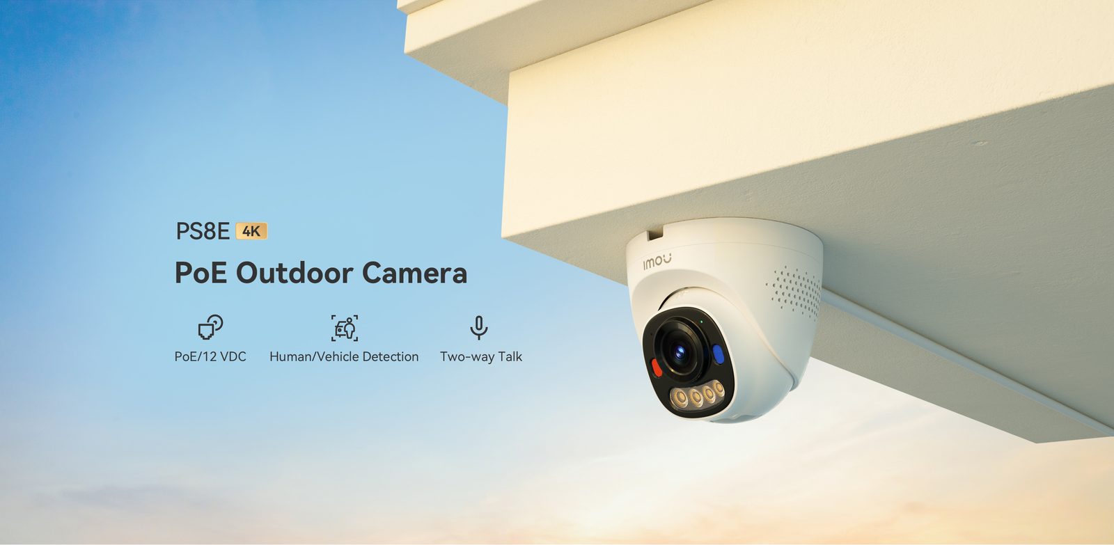 IMOU PD4K 8MP 4K PoE Dome Camera