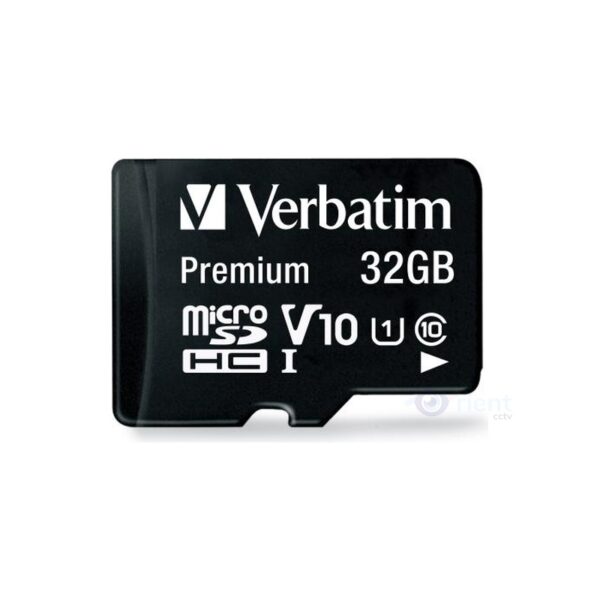 Verbatim Premium 32GB Micro SD Card Class 10 UHS-I V10 microSDHC memory card