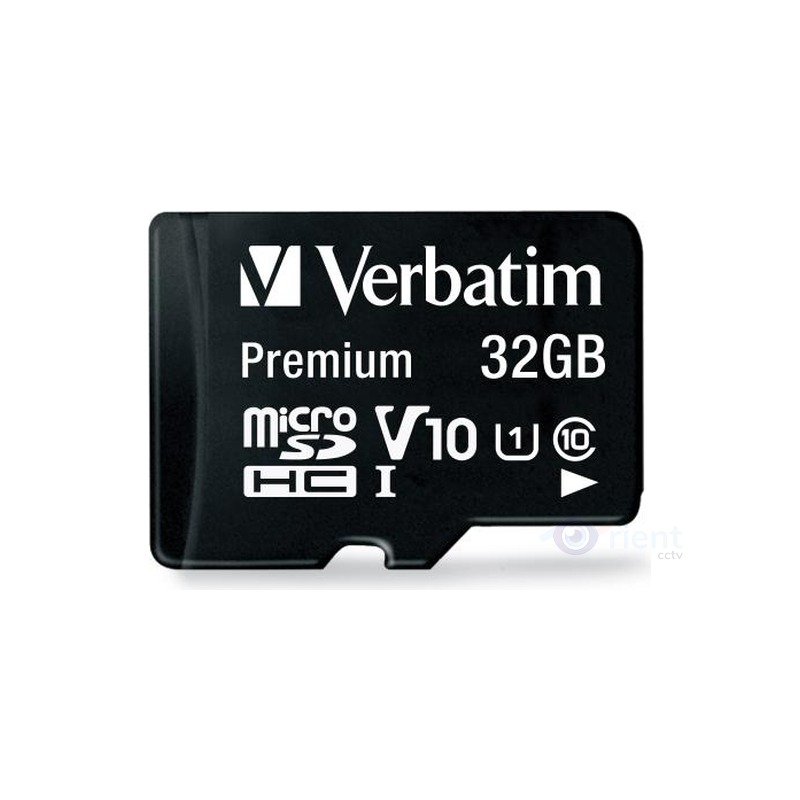 Verbatim Premium 32GB Micro SD Card Class 10 UHS-I V10 microSDHC memory card